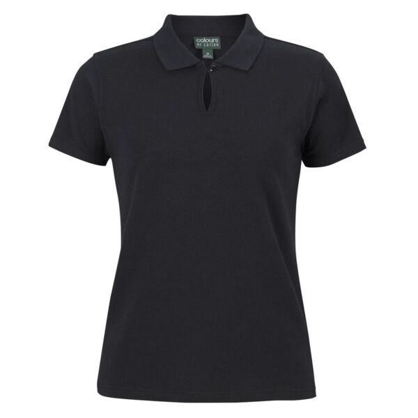 Womens C Of C Cotton Short Sleeve Stretch Polo Thumbnail