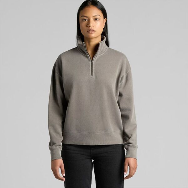 Womens Relax Faded Half Zip Thumbnail