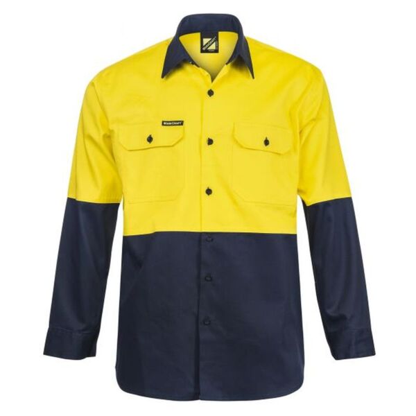 Mens Two Tone Long Sleeve Shirt  Thumbnail