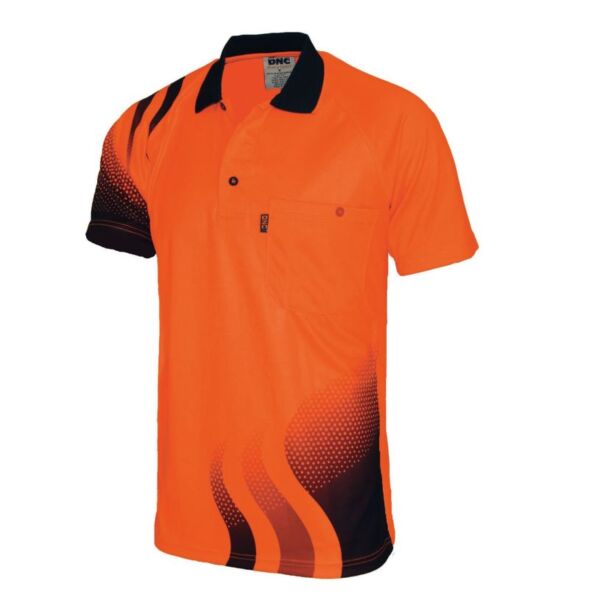 Wave HiVis Sublimated Polo Thumbnail